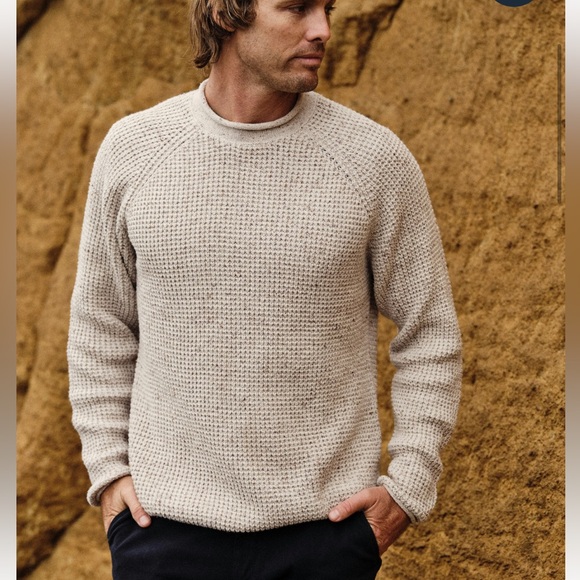 flint and tinder Other - 🔥🔥🔥SOLD🔥🔥🔥Flint and Tinder Headlands Rollneck Sweater Men L Textured Waffle Knit